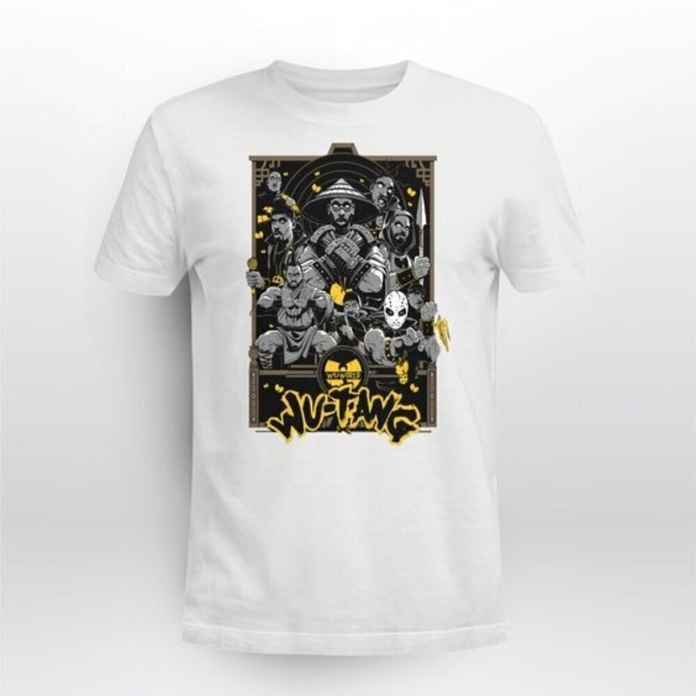 Wu Tang Clan Combatant Hip Hop Rap Music Fan Streetwear Graphic T-Shirt